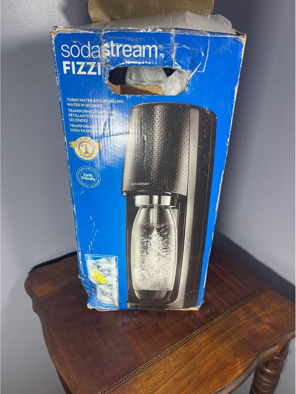 SodaStream Fizzi Sparkling Water Maker in Black